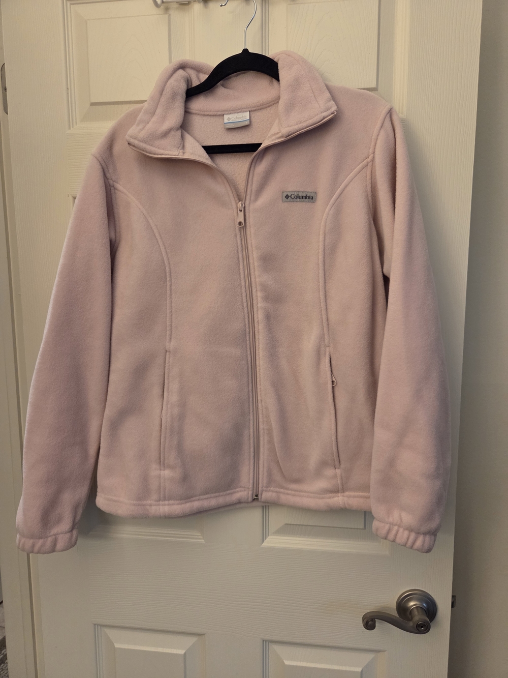 Columbia Women’s Light Pink Fleece Jacket - Cozy Full-Zip